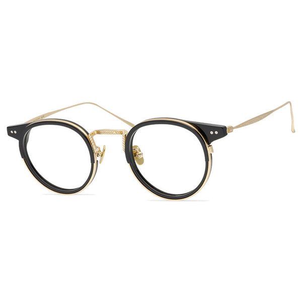 Dona Vintage Titanium Round Glasses Frame