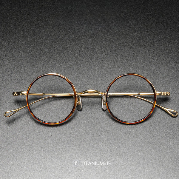 Garin Vintage Round Titanium Glasses Frame
