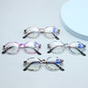 Fashion Retro Ring Focus Hd Anti-Blue Light Reading Glasses - CML2108