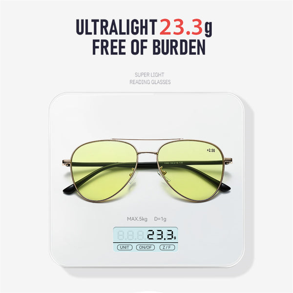 Night Vision Photochromic Blue Light Blocking Multifocal Reading Glasses - CML1990