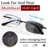 Multi-Focus Memory Titanium Frame Anti-Blue Light Glasses - CML8809
