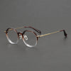 Wexler Vintage Titanium Round Glasses Frame