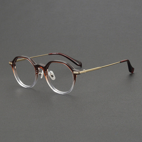 Wexler Vintage Titanium Round Glasses Frame