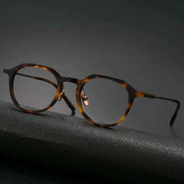 Royce Vintage Square Ultra-light Titanium Glasses Frame