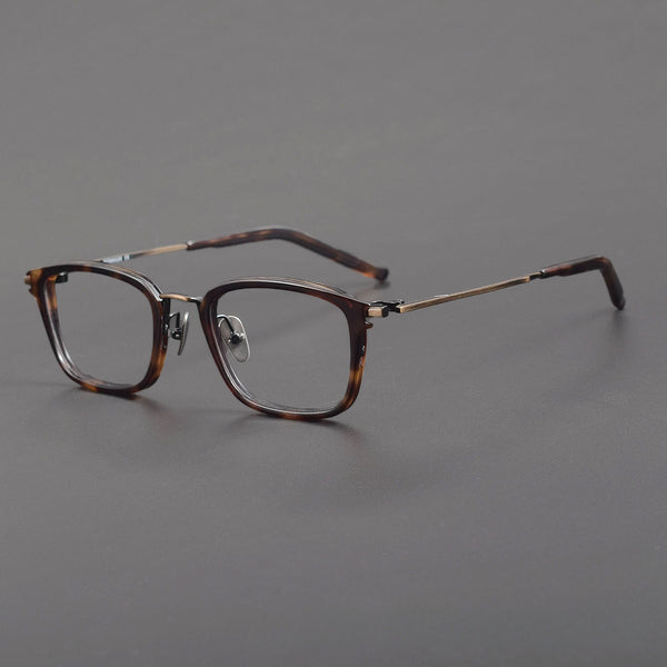 Mraz Vintage Square Acetate Glasses Frame
