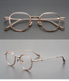 Giffin Retro Square Titanium Glasses Frame