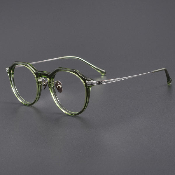 Lyle Vintage Acetate Round Glasses Frame