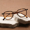 Larkin Retro Titanium Square Glasses Frame