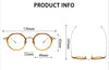 Jazzy Classic Round Acetate Glasses Frame