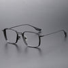 Rectangle Metal Optical Glasses Hyperopia Anti-Blue Light Reading Glasses