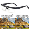 Adjustable Focus Reading Glasses for Near & Far Vision | -6.00 to +3.00 Diopters