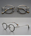 Giffin Retro Square Titanium Glasses Frame
