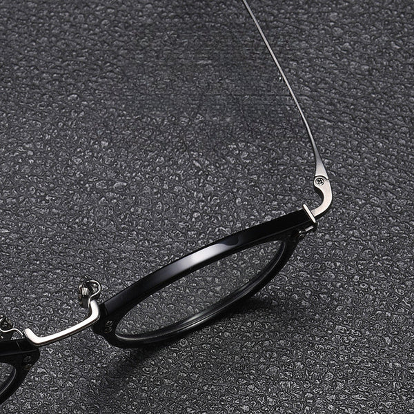 Rhodus Retro Round Ultra-light Titanium Glasses Frame