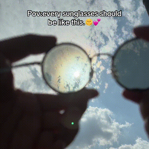 Adjustable Tint Polarized Round Sunglasses | ND9 Stepless 1-9 Gears