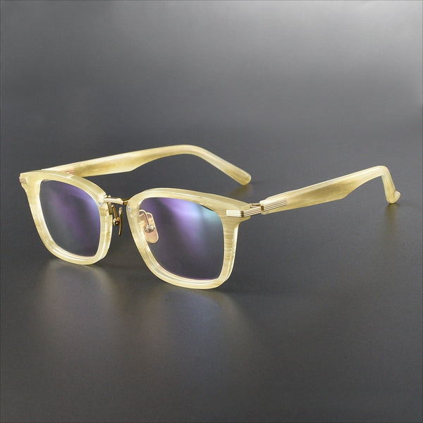 Kropp Retro Rectangle Acetate Eyeglasses Frame