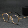 Shi Retro Round Titanium Glasses Frame