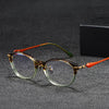 Gatlin High-quality Titanium Oval Glasses Frame