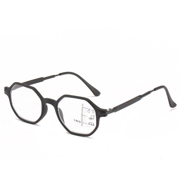 Fashionable Zoom Multi-Focus Anti-Blue Light Reading Glasses