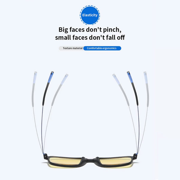 Square Ultra-Light Multifocal Progressive Smarth Photochromic Reading Glasses CML902