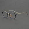Herta Retro Oval Titanium Glasses Frame