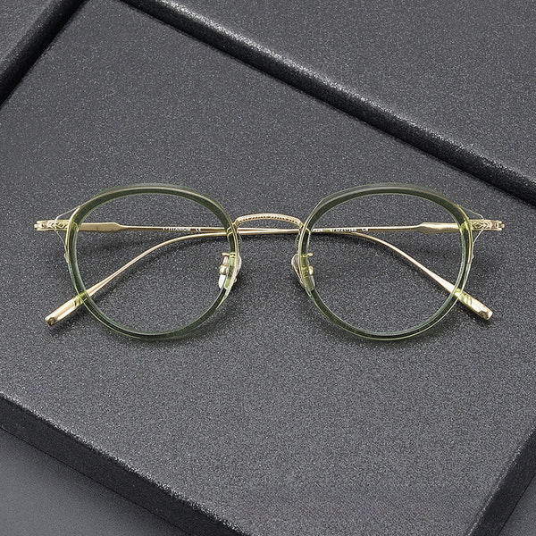 Varma Vintage Titanium Round Glasses Frame