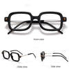 Wellington Vintage Retro Rectangle Acetate Optical Glasses Hyperopia Anti-Blue Light Reading Glasses