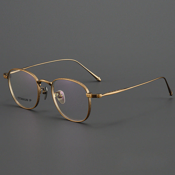 Retro Titanium Square Glasses Frame ST M3090