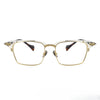West Retro Rectangle Titanium Glasses Frame