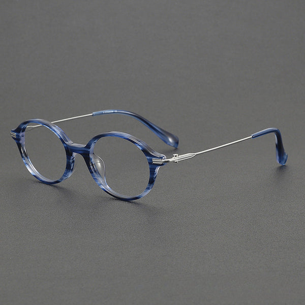 Finley Vintage Titanium Oval Glasses Frame
