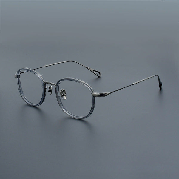 Copp Retro Square Titanium Glasses Frame