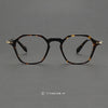 Wally Vintage Titanium Polygon Glasses Frame