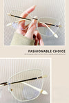 Fashion Butterfly Metal Female Glasses