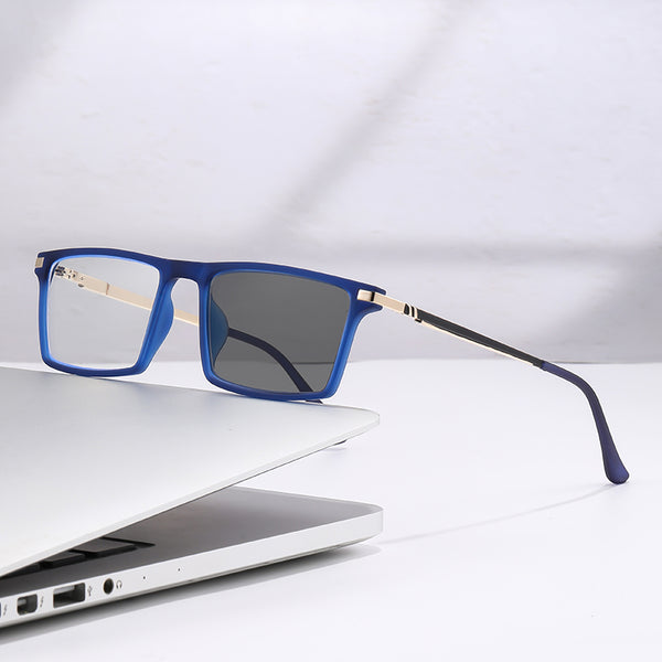 Square Ultra-Light Multifocal Progressive Smarth Photochromic Reading Glasses CML6092