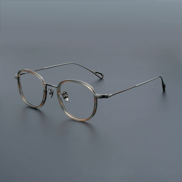 Copp Retro Square Titanium Glasses Frame