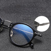 Rhodus Retro Round Ultra-light Titanium Glasses Frame