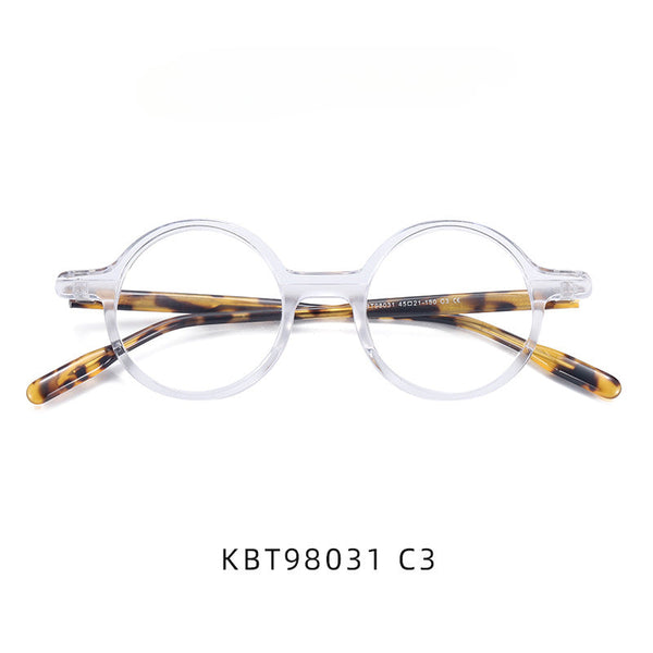 Retro frame plate glasses 98031