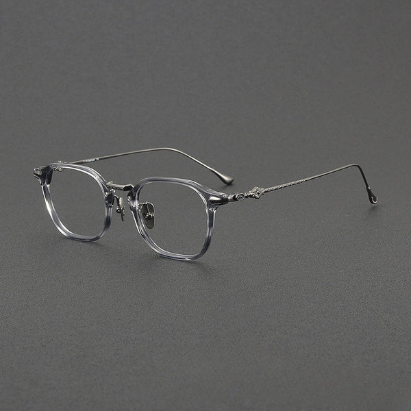 Soule Vintage Titanium Oval Glasses Frame