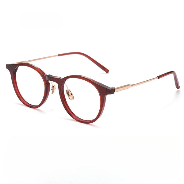 Newby Vintage Round Ultra-light Titanium Glasses Frame