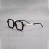 Wellington Vintage Retro Rectangle Acetate Optical Glasses Hyperopia Anti-Blue Light Reading Glasses