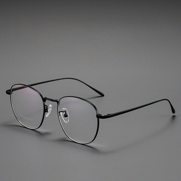 Titanium Vintage Round Eyeglasses Frames ST1052