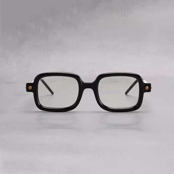 Wellington Vintage Retro Rectangle Acetate Optical Glasses Hyperopia Anti-Blue Light Reading Glasses