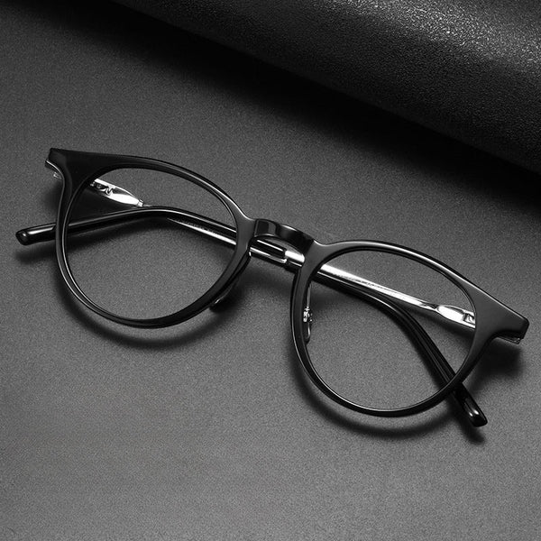 Newby Vintage Round Ultra-light Titanium Glasses Frame