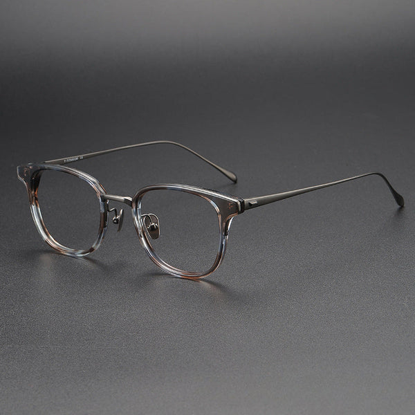 Titanium Vintage Square Eyeglasses Frames GMS823