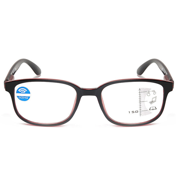 Fashion Anti-Blue Light Progressive Multi-Focus Reading Glasses