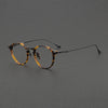 Schnurr Vintage Titanium Oval Glasses Frame