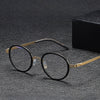Romel Retro Oval Titanium Business Glasses Frame