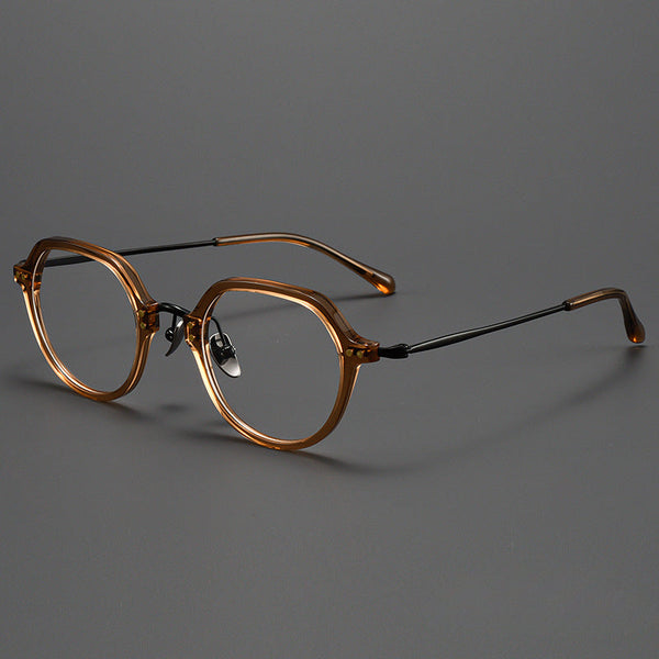 Titanium Vintage Round Eyeglasses Frames ST BT55002