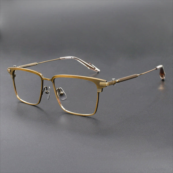 Sevrin Vintage Rectangle Titanium Eyeglasses Frame