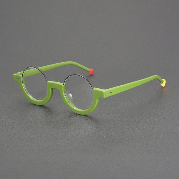 Macon Round Acetate Personalized Eyeglasses Frames