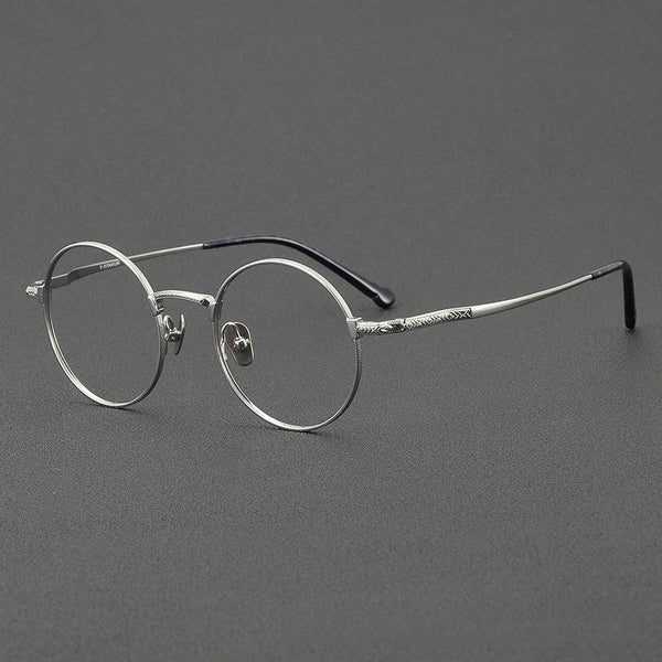 Seely Vintage Titanium Round Glasses Frame